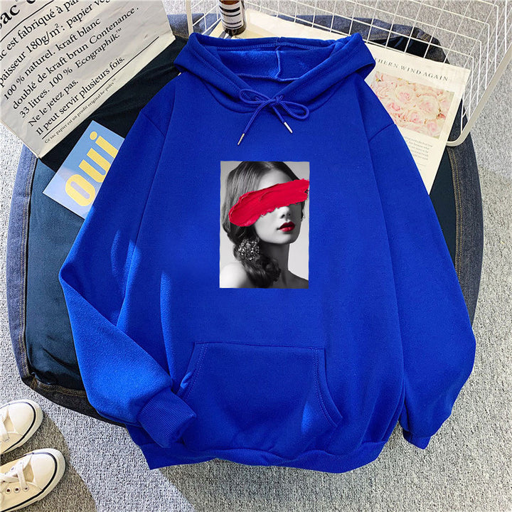 Women's hoodie with creative art design Chic & Stil