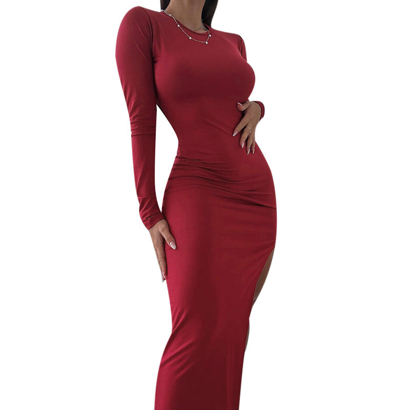 Lune London Elegant maxi dresses with side slit