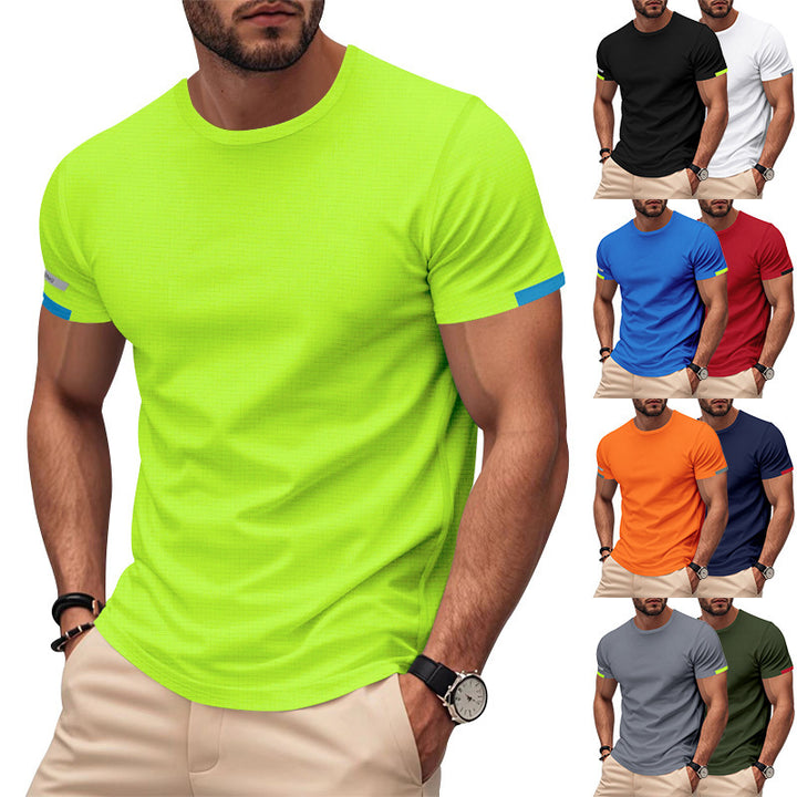 Functional t-shirt for men with breathable design and reflective details Lune London
