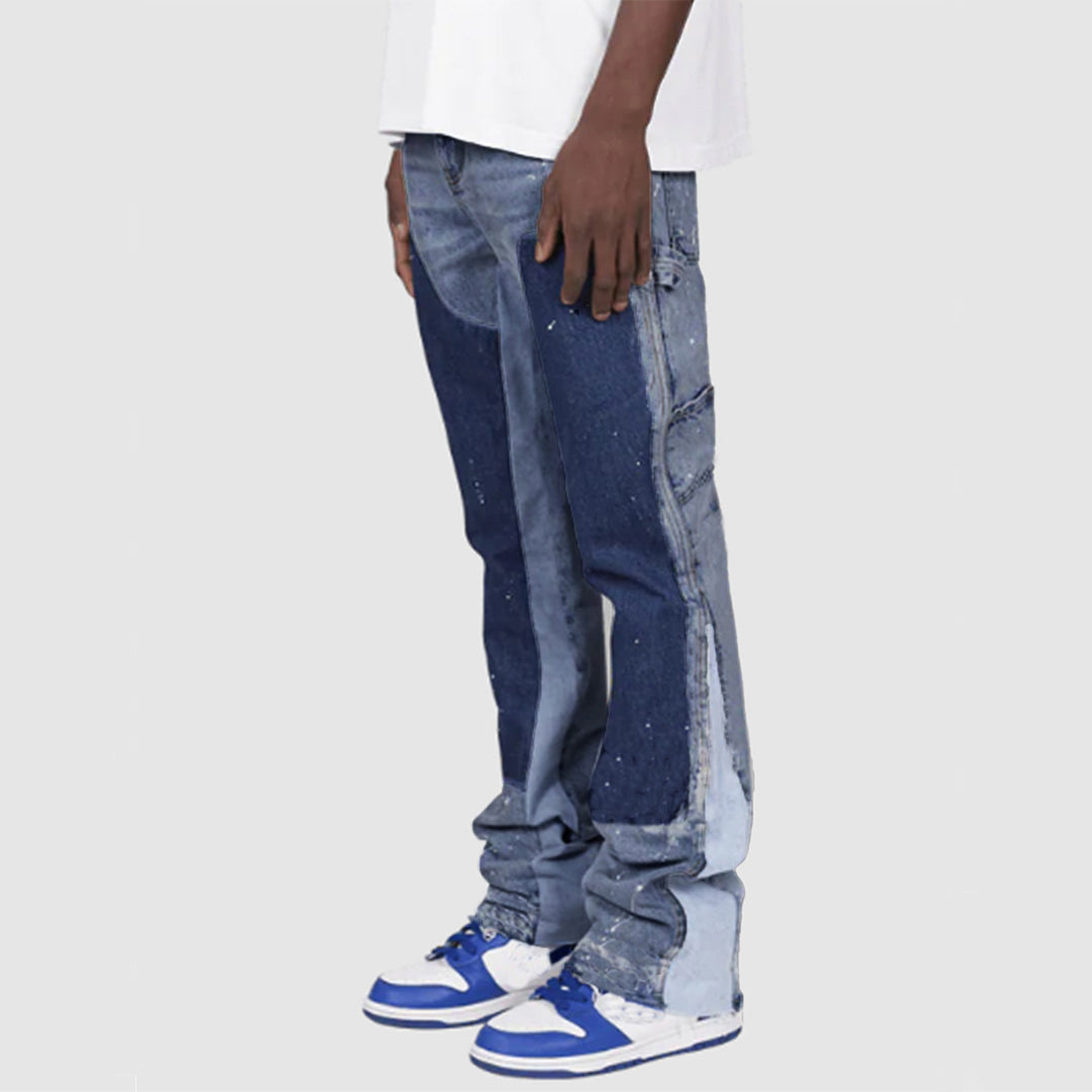 Men's cargo jeans with unique washes and practical pockets Lune London