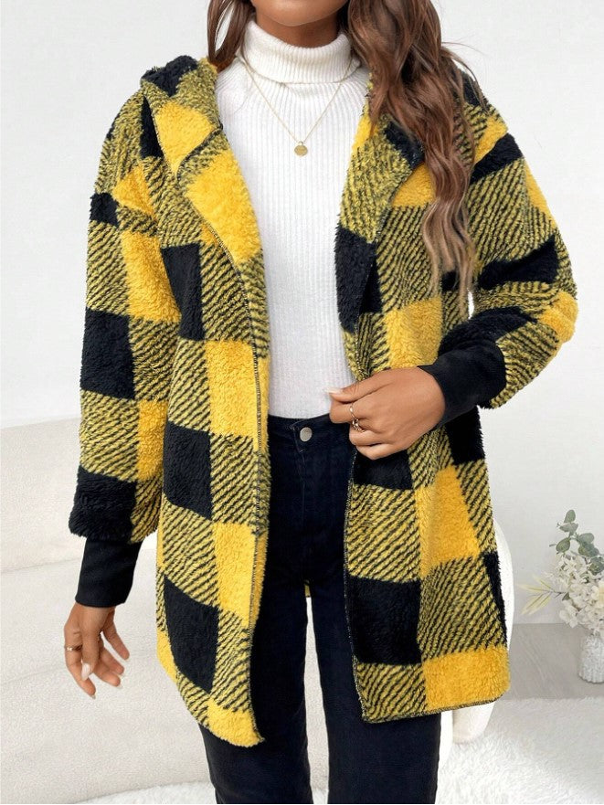Ladies comfortable tartan jacket Lune London