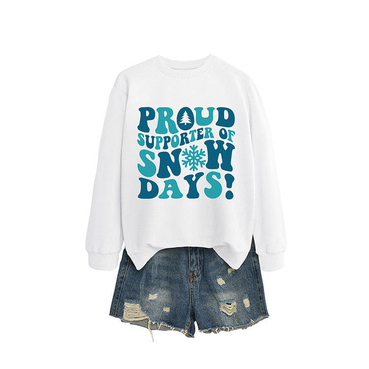 Sweatshirt femme avec imprimé créatif et coupe décontractée Chic & Stil