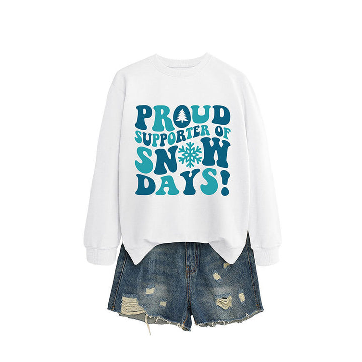 Sweatshirt femme avec imprimé créatif et coupe décontractée Chic & Stil