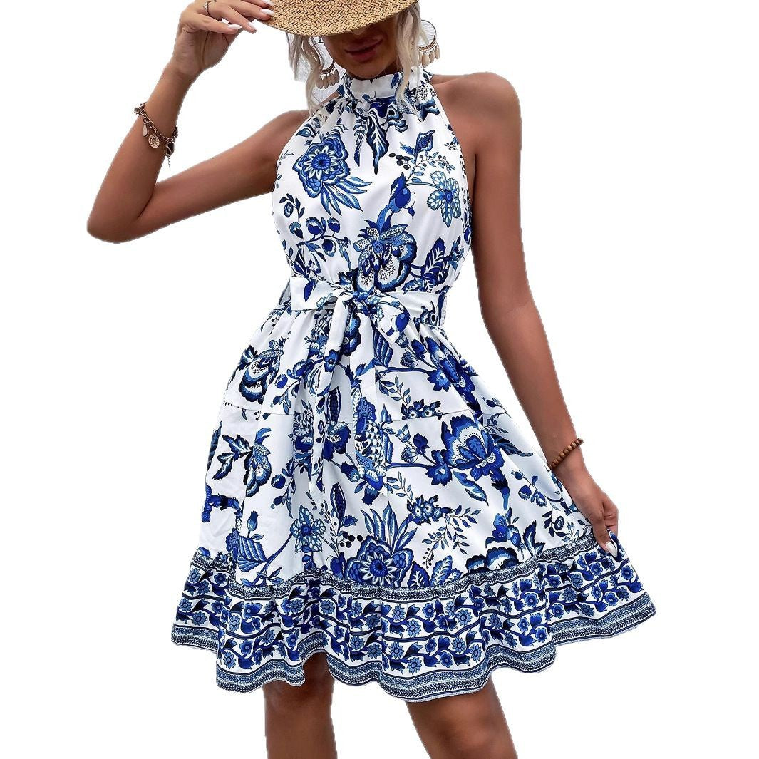 Ladies Flowers Lace Maxi Dress Lune London