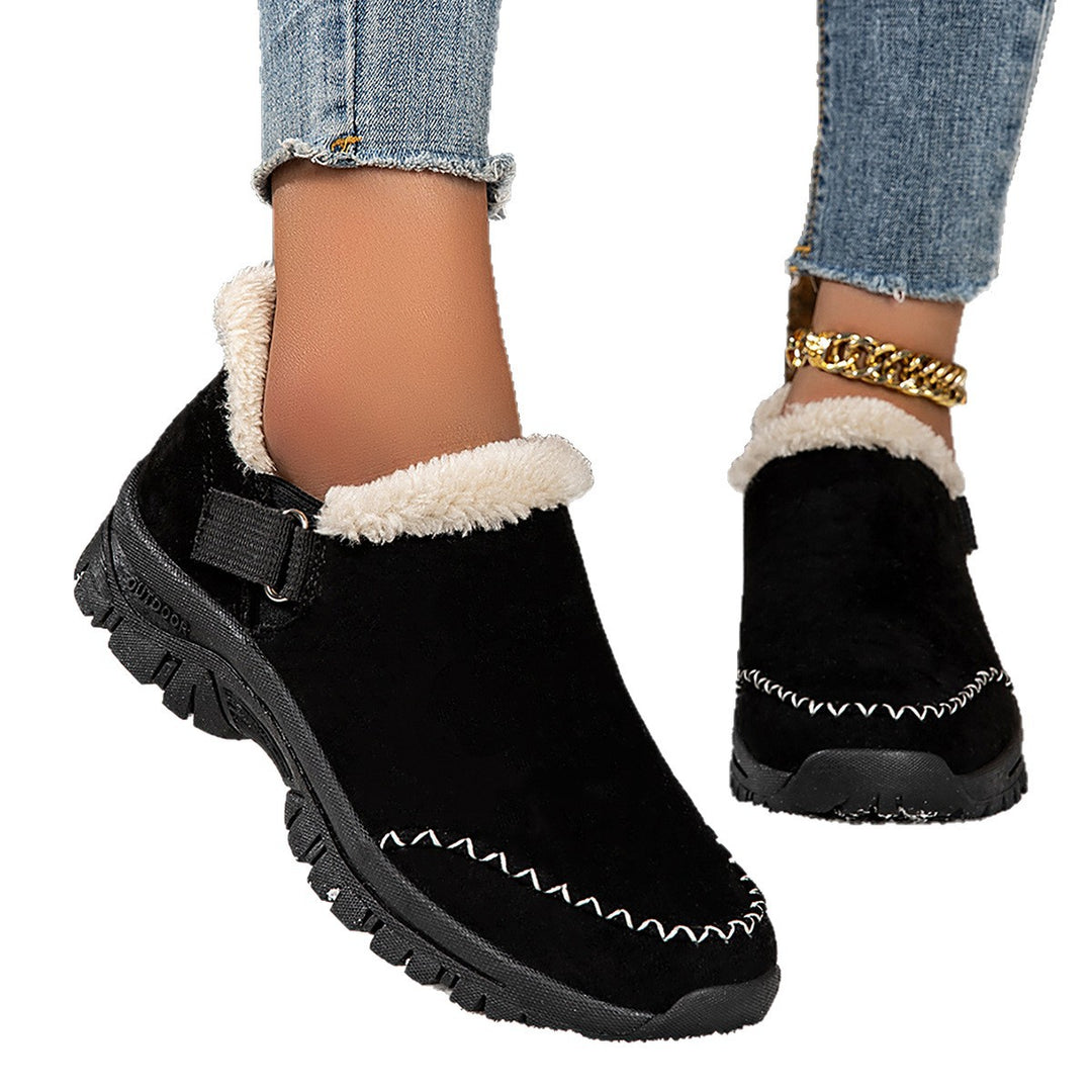 Women cozy slippers with non-slip sole and warm lining Lune London