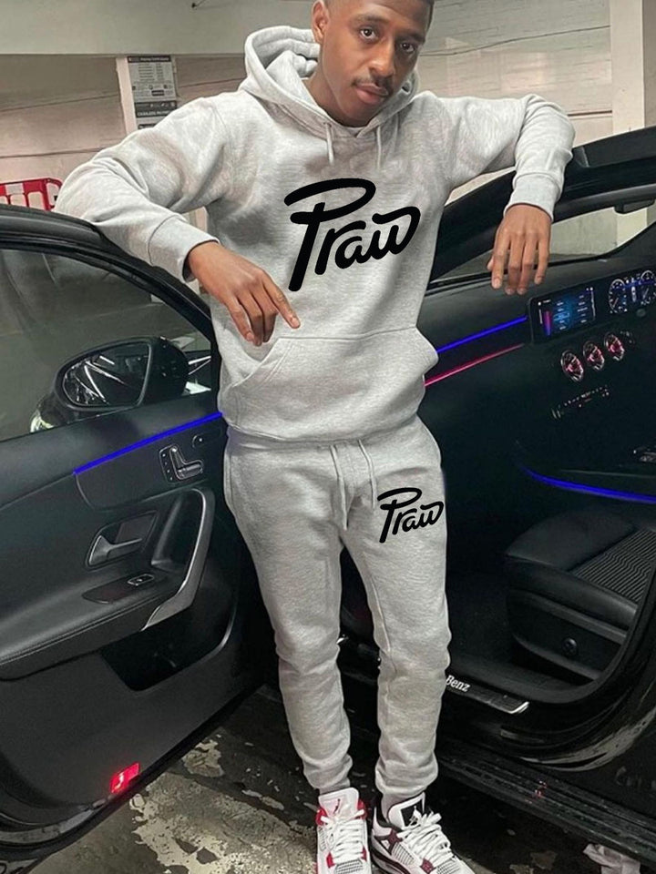 Lune London women's hoodie and jogger set with casual logo print