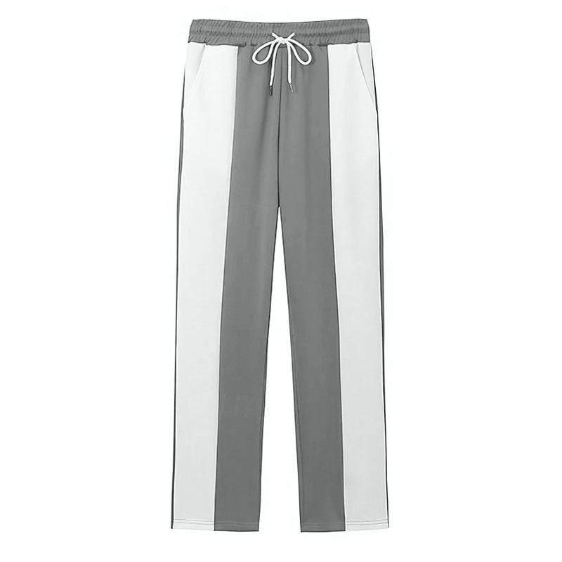 Men's sports training pants with decorative striped pattern and practical pockets Lune London
