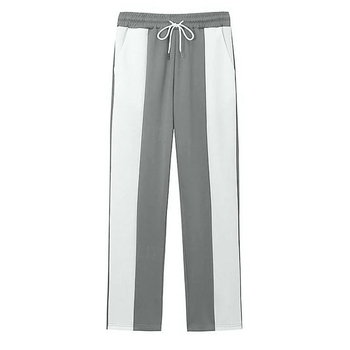 Men's sports training pants with decorative striped pattern and practical pockets Lune London
