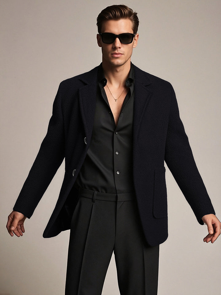 Elegant structured blazer for men with practical pockets Lune London
