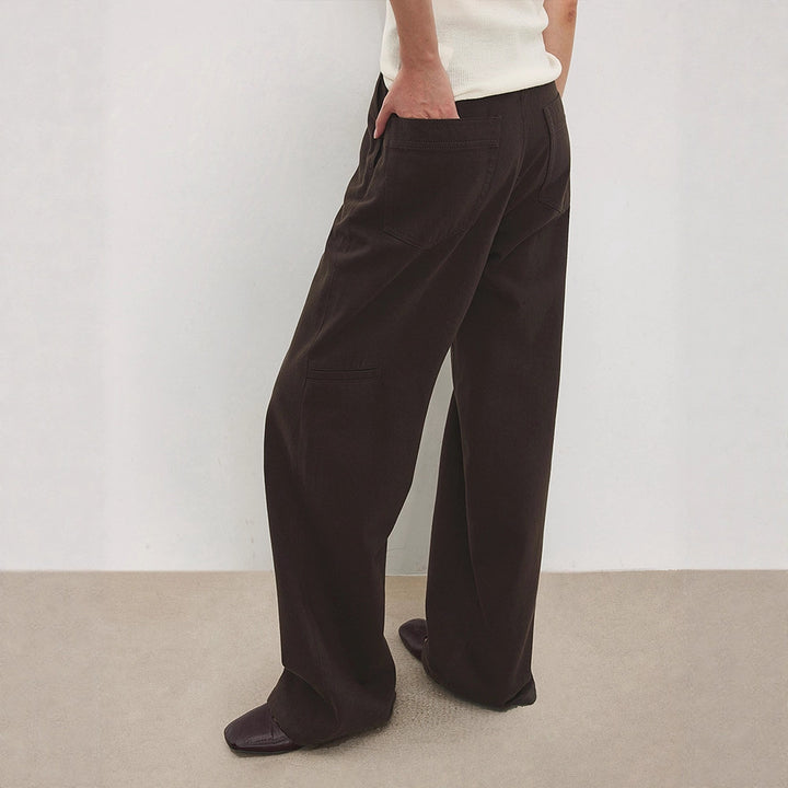 Culotte Chic & Stil femme à taille haute évasée