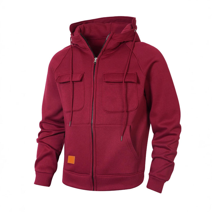 Men's hooded jacket with practical pockets and stylish design Lune London