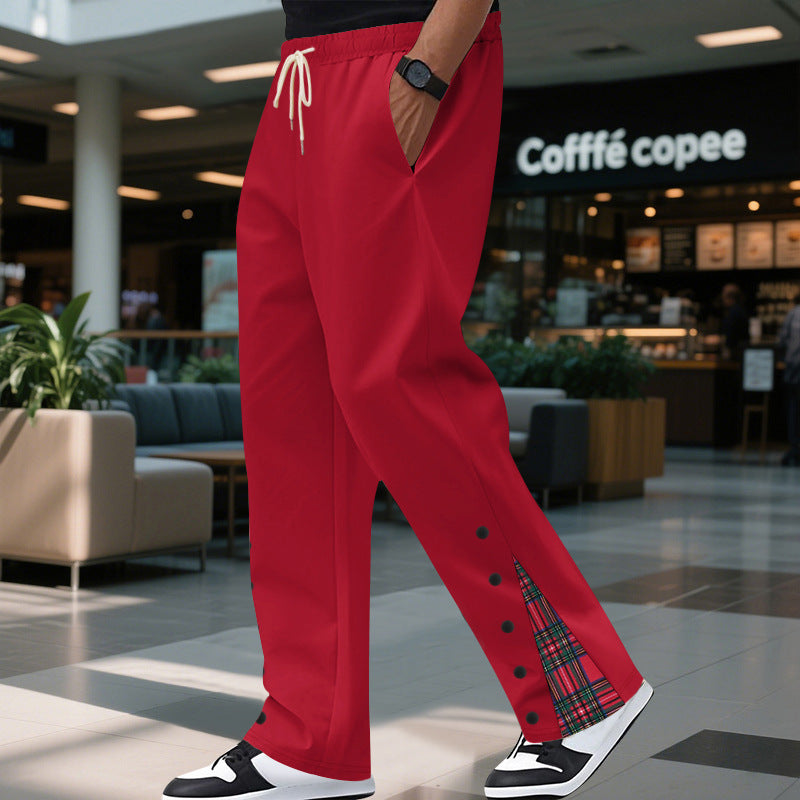 Casual cargo shorts for men with practical drawstring and trendy checked design Lune London