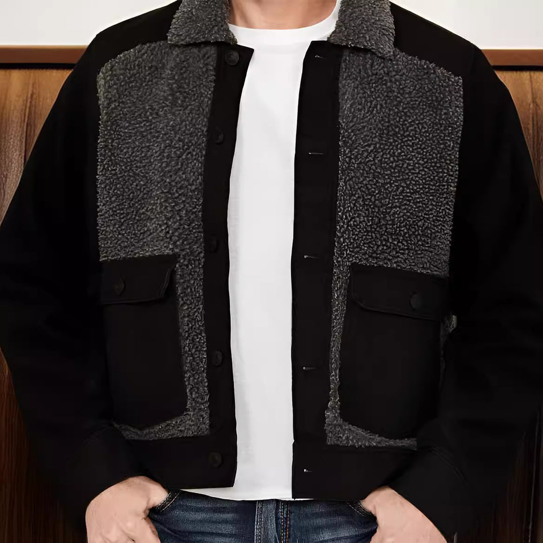 Transitional jacket for men with soft interior and practical pockets Lune London