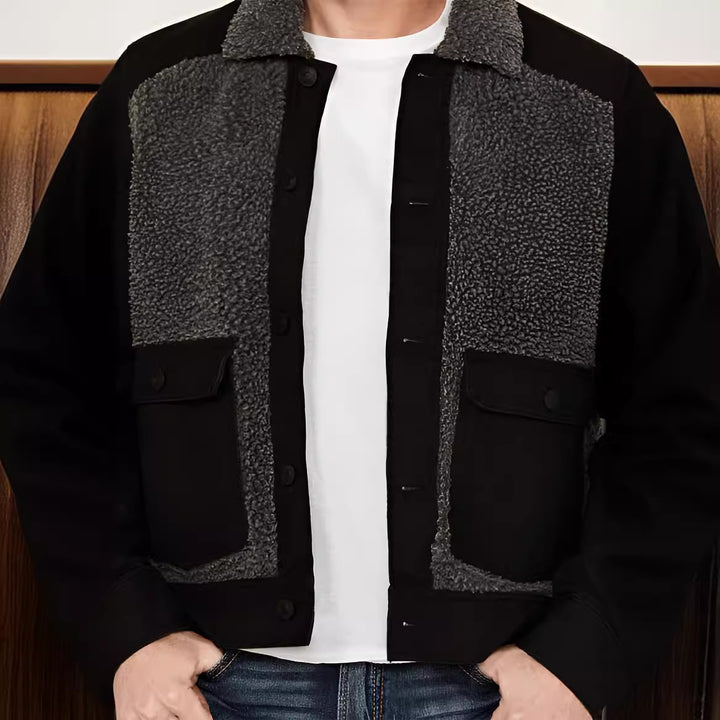 Transitional jacket for men with soft interior and practical pockets Lune London