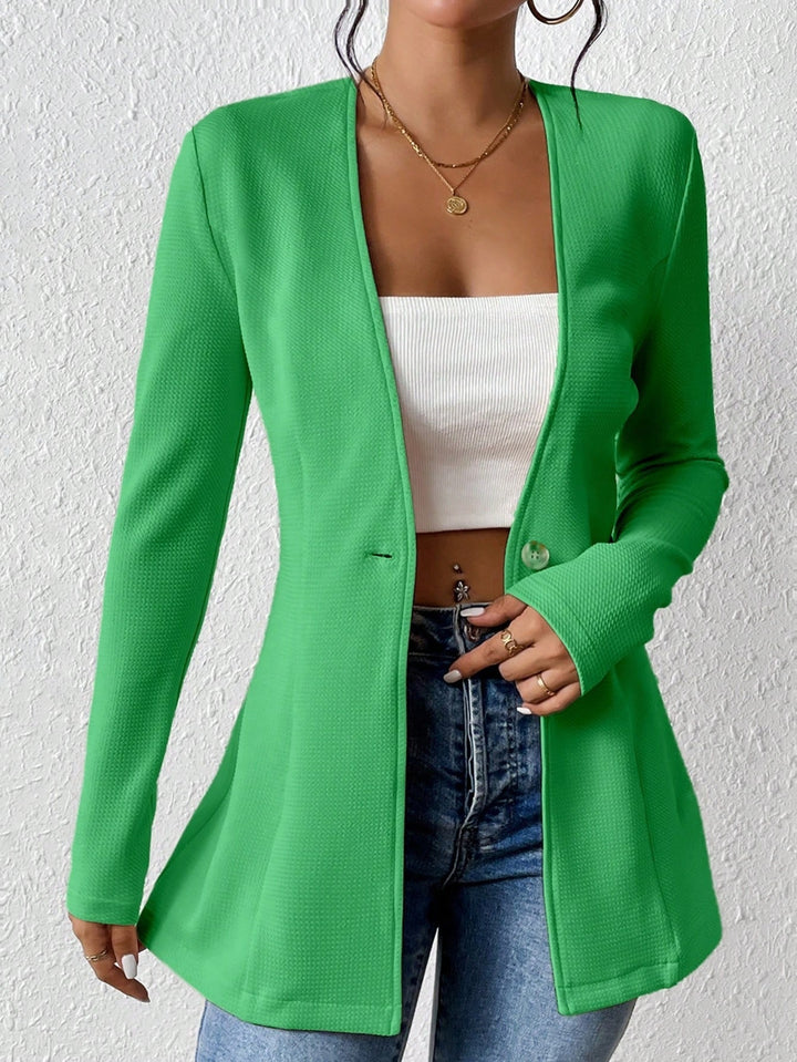 Elegant blazer jacket for women with asymmetric cut Lune London