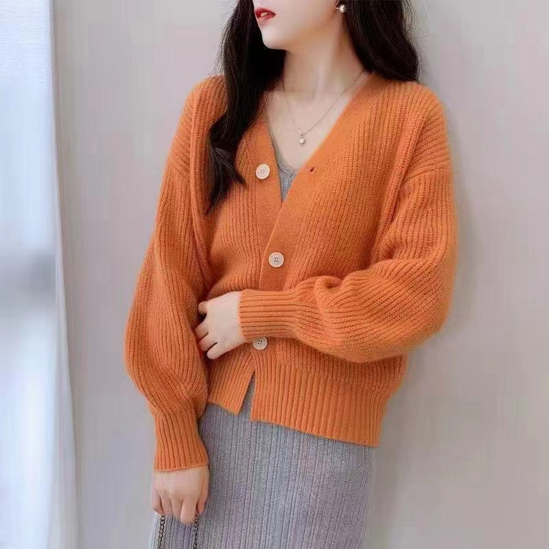 Women Comfortable Pullover with Wide Sleeves and Discreet Ribbed Design Lune London