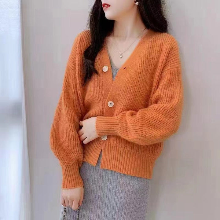 Women Comfortable Pullover with Wide Sleeves and Discreet Ribbed Design Lune London