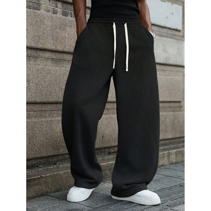 Women's casual loose-fit leisure pants with elastic waistband and practical pockets Chic & Stil