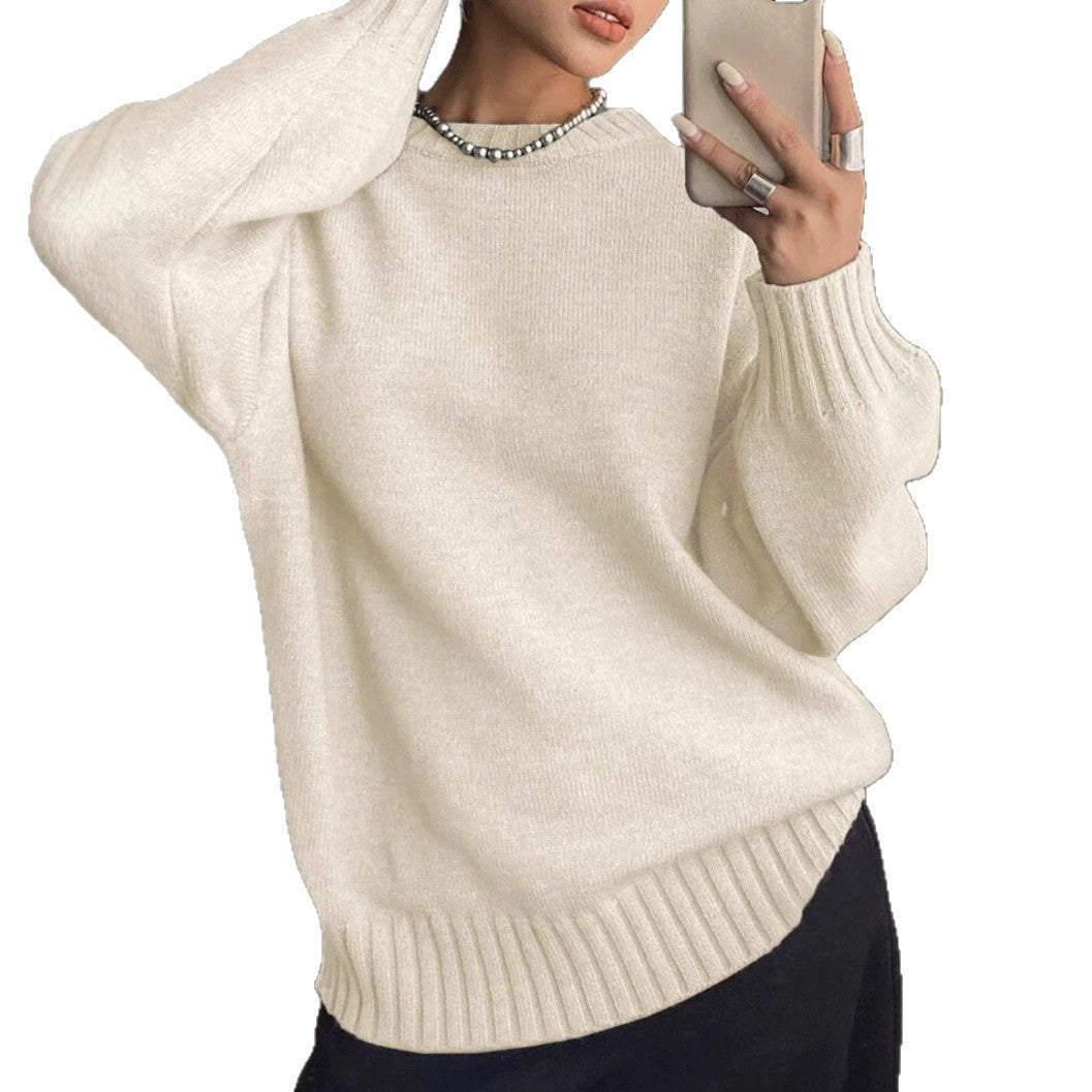 Oversized knitted sweater for ladies Lune London