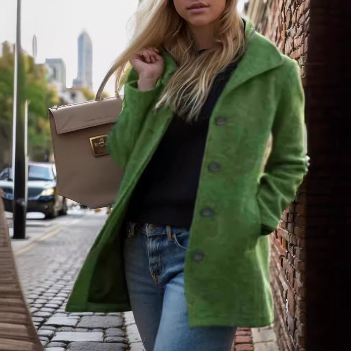 Women Structured Trendy Coat Lune London