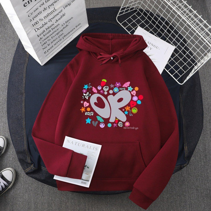 Women's Hoodie with Creative Graphic Design Chic & Stil