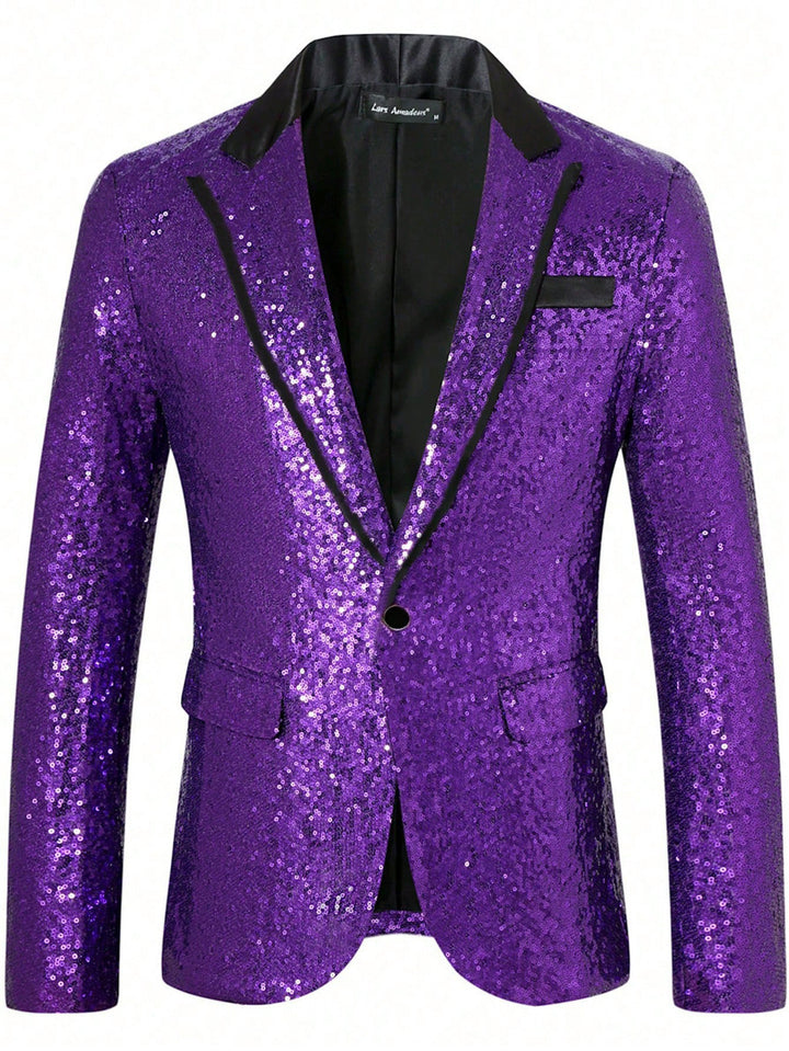 Man Blazer sequins glamour Lune London