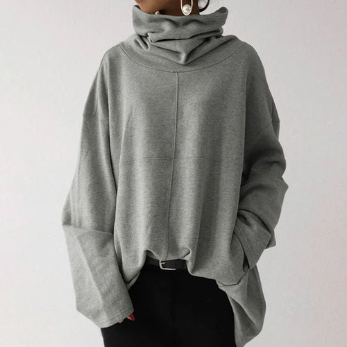 Lune London | Trendy solid-color turtleneck sweater