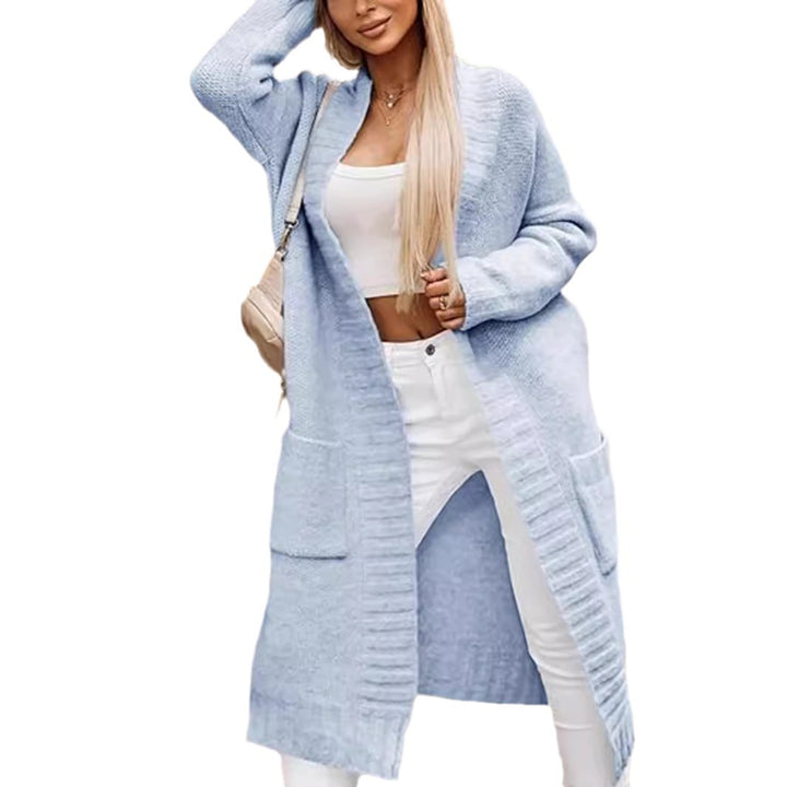 Knitted cardigan for women with patch pockets and elegant design Lune London