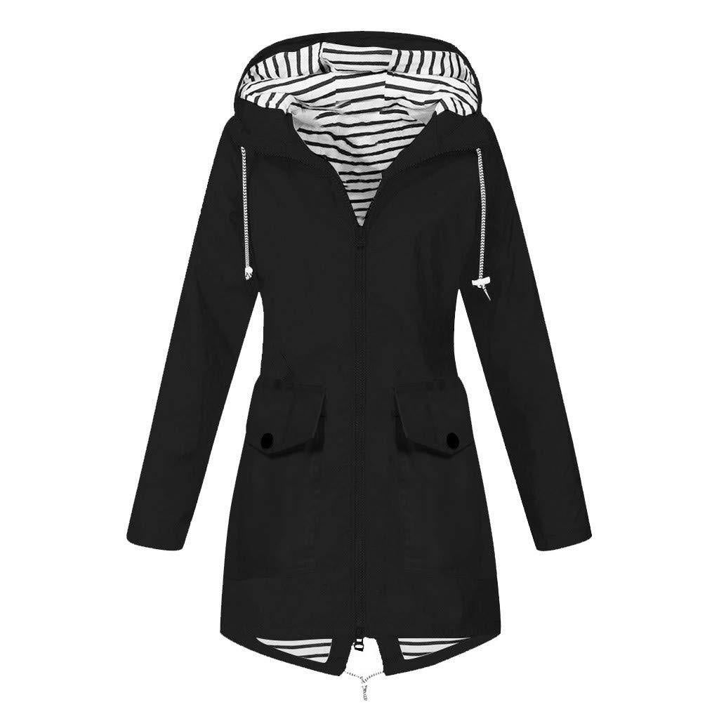 Functional women's jacket with adjustable hood and practical pockets Lune London