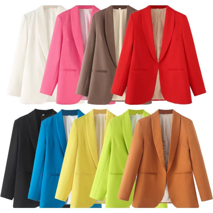 Ladies elegant blazer with unique cut and pockets Lune London
