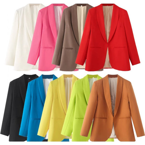 Ladies elegant blazer with unique cut and pockets Lune London