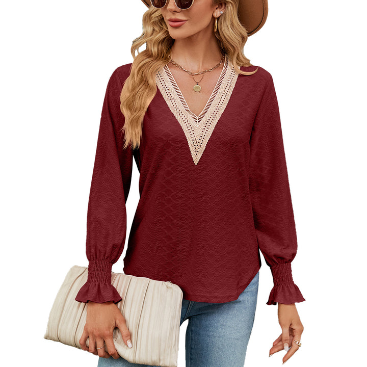 Loose shirt for women with a fine structure design Lune London