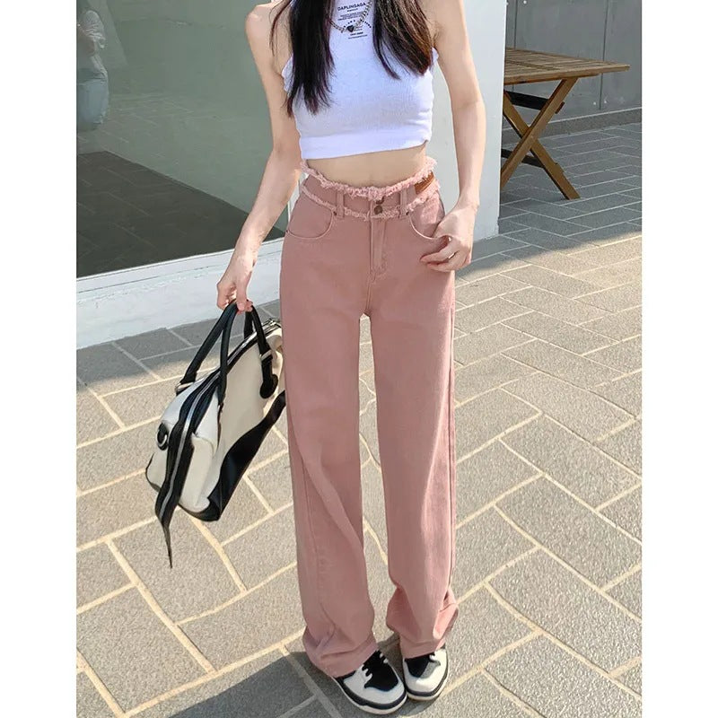 Pantalons taille haute large pour femmes Chic & Stil