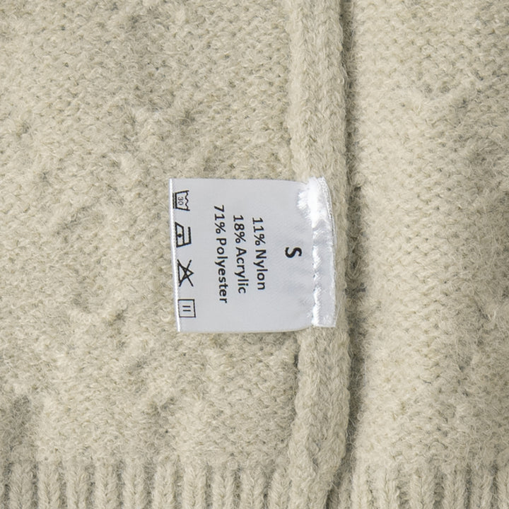 Pull Femme à Motifs avec Col Hauteur et Fermeture Éclair Chic & Stil