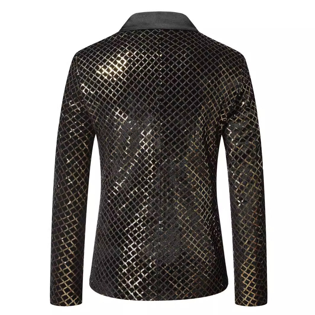 Glamorous sequined blazer jacket for women Lune London