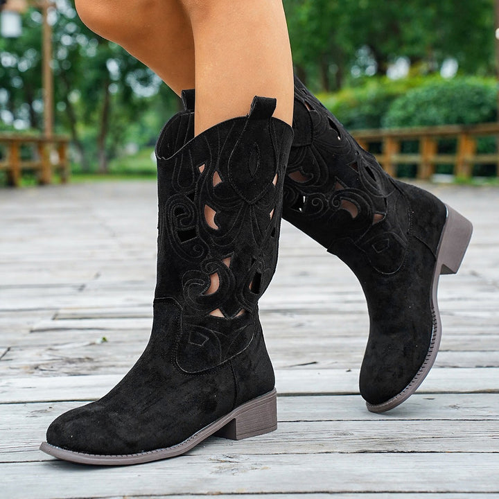 Ladies' boots with artistic anatomical design Lune London