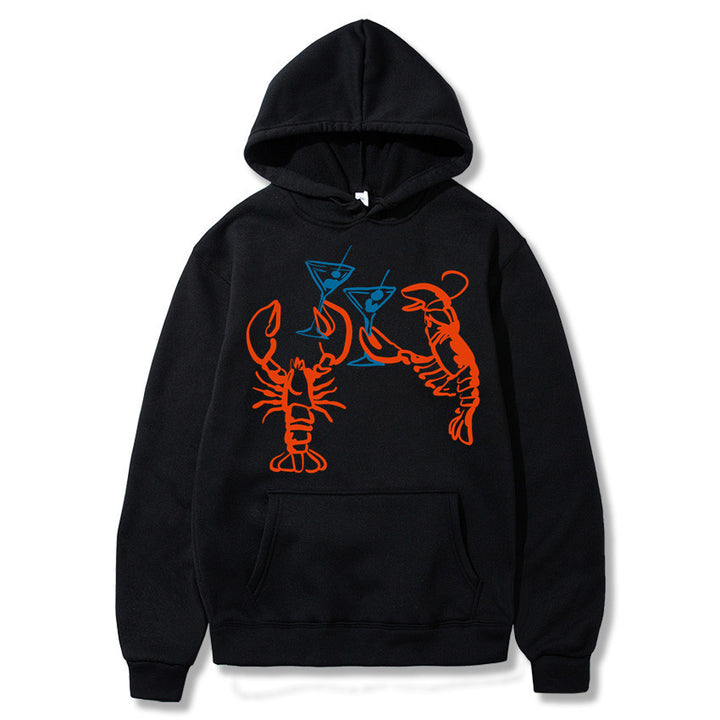 Sweat à capuche pour femmes avec motif de homard turbulente Chic & Stil