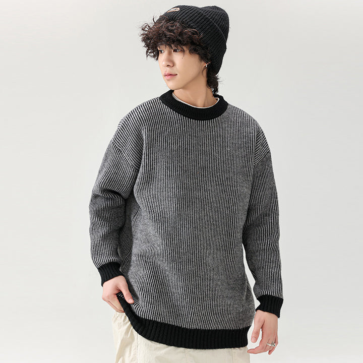Men Thick Knit Sweater Lune London