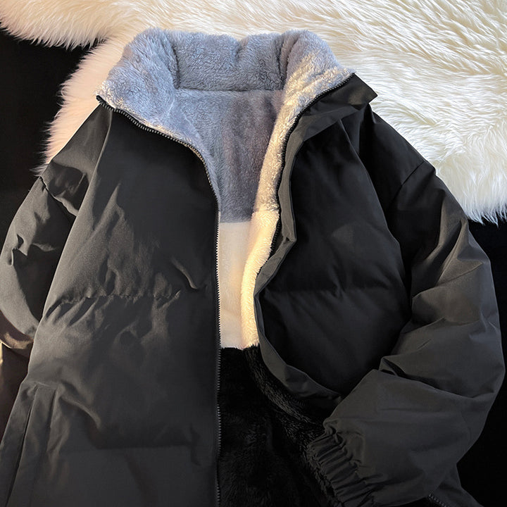 Women's down jacket with soft lining and high collar Lune London