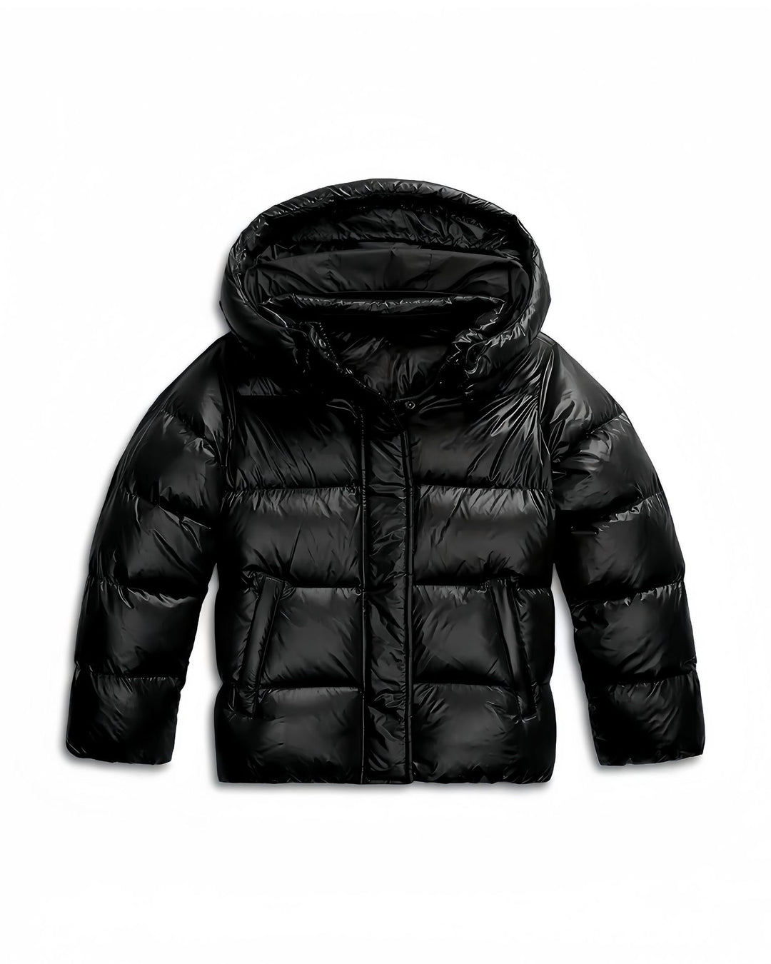 Women's ultra-light down jacket with hood and pockets Lune London