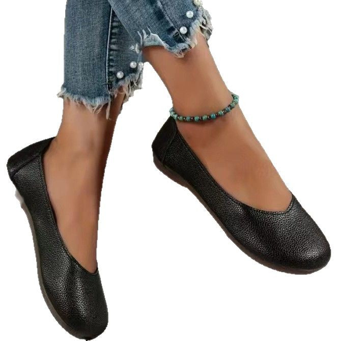 Ladies Chic Structured Flat Slippers