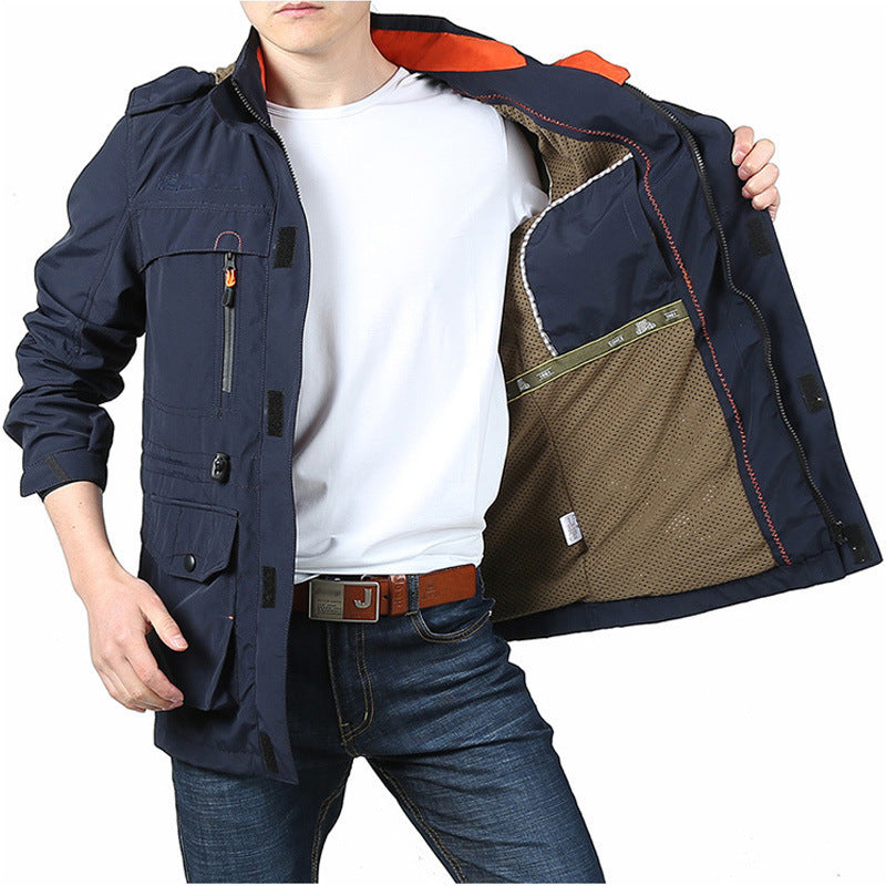 Chic and stylish multifunctional jacket for men