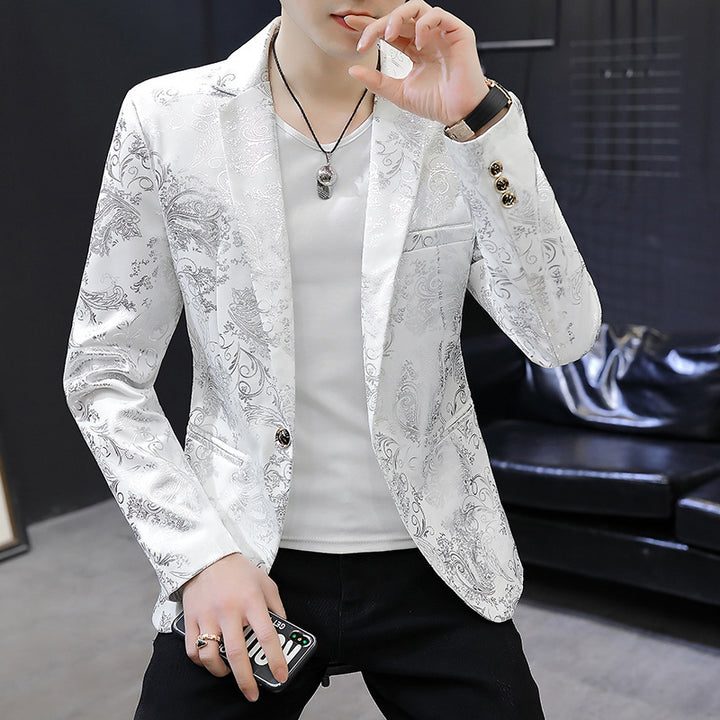 Veste élégante pour homme avec motif jacquard luxueux Lune London