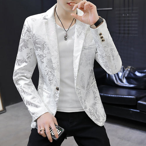 Veste élégante pour homme avec motif jacquard luxueux Lune London