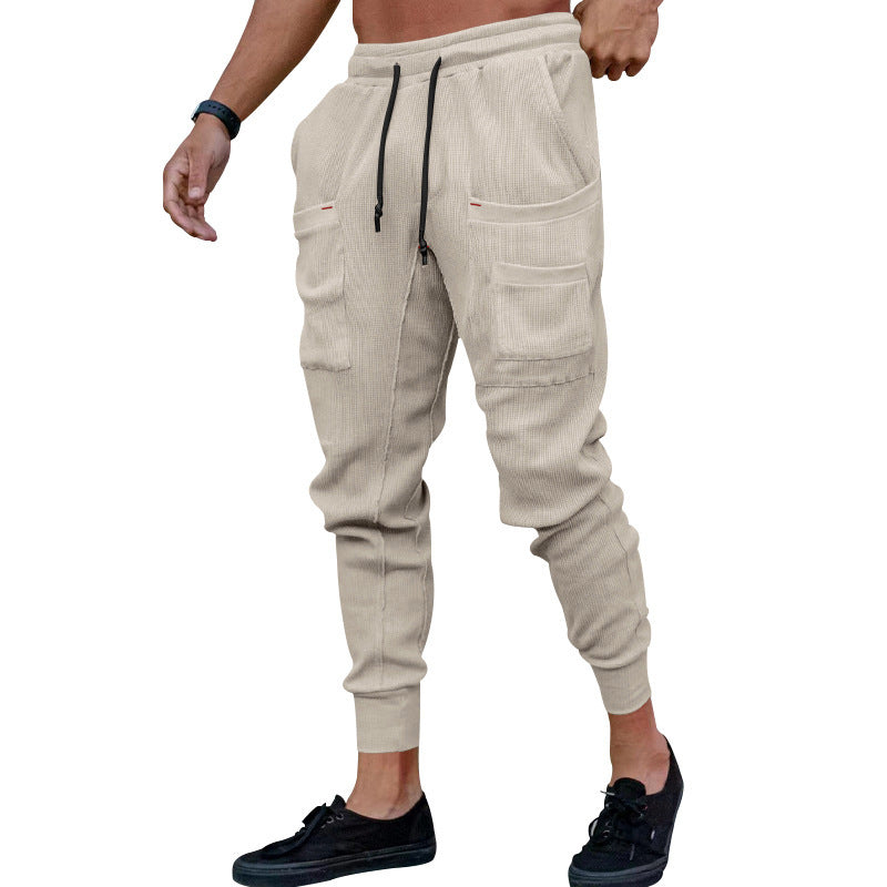 Cargo jogger pants for men with highly functional pockets and flexible waistband Lune London