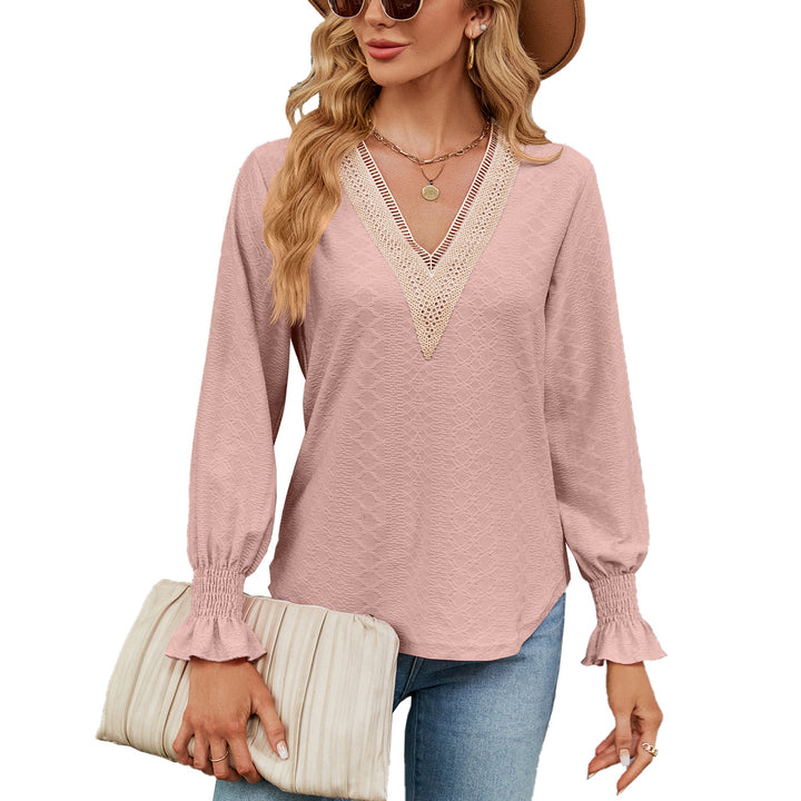 Loose shirt for women with a fine structure design Lune London