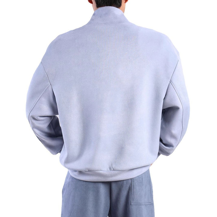 Women's sweater with modern high collar and relaxed cut Lune London