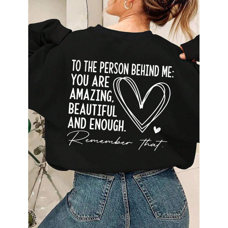 Sweat-shirt femme avec un design inspirant et une coupe décontractée Chic & Stil