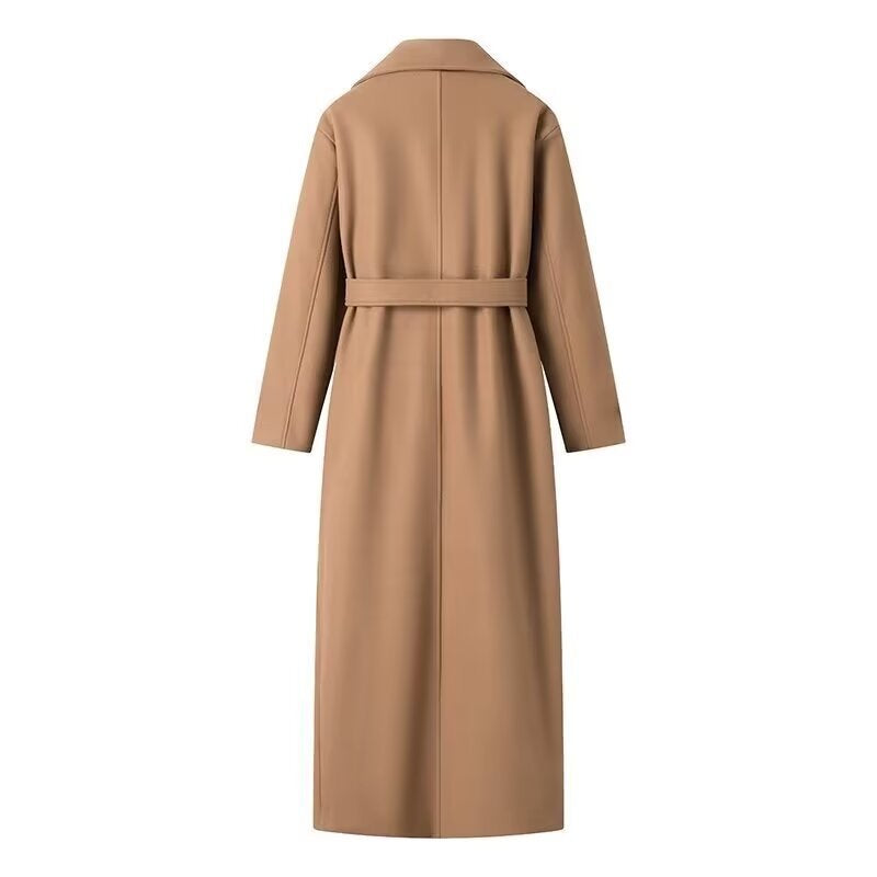 Manteau trench élégant pour femmes avec ceinture à la taille et double boutonnière Chic & Stil