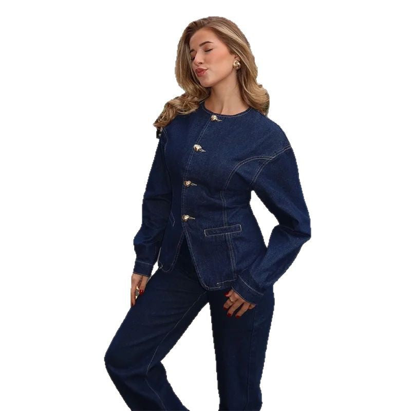 Veste Blazer en Jean Femme Chic & Stil
